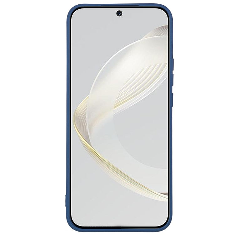 For Huawei nova 11 / nova 12s 4G / nova 12 Lite 4G Fiber Lining Phone Case Candy Color Rubberized TPU Back Cover - Sapphire