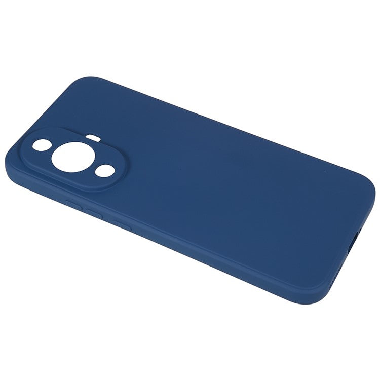 For Huawei nova 11 / nova 12s 4G / nova 12 Lite 4G Fiber Lining Phone Case Candy Color Rubberized TPU Back Cover - Sapphire