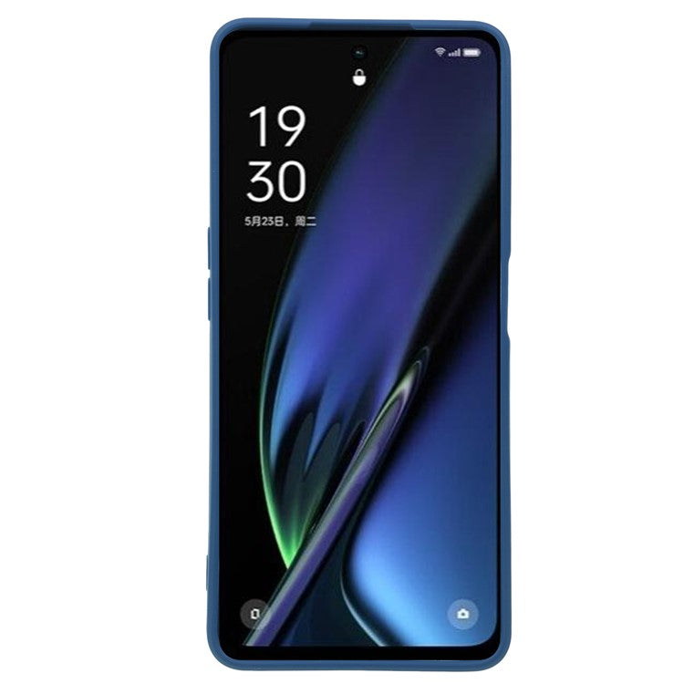Anti-scratch TPU Phone Case for Oppo K11x 5G , Precise Cutout Straight Edge Phone Cover - Sapphire