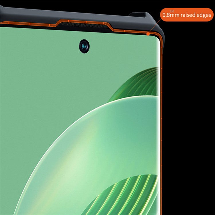 XUNDD Anti-scratch Phone Case for Huawei nova 11 / nova 12s 4G / nova 12 Lite 4G , Acrylic+TPU Protective Phone Cover - Black / Laser Texture