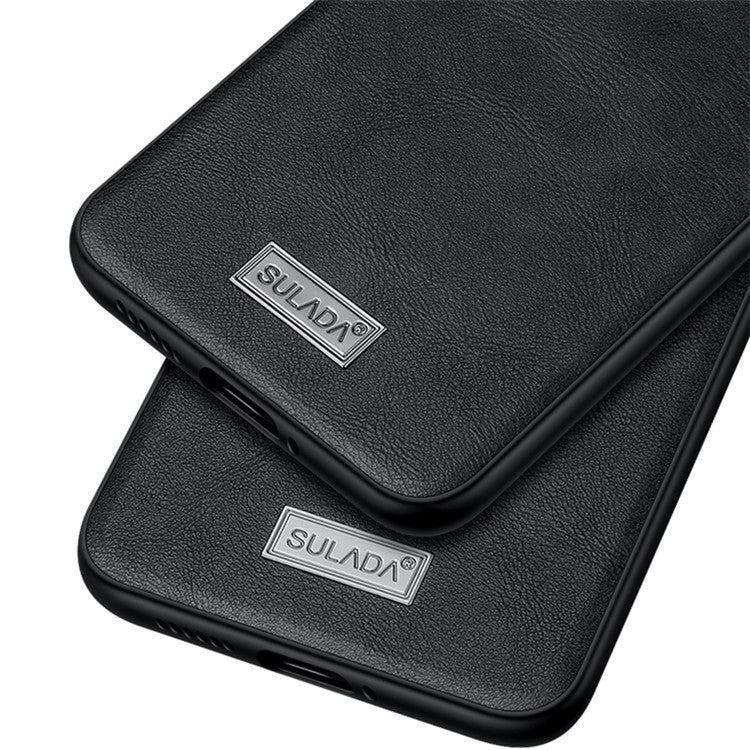 SULADA For Huawei nova 11 Pro / nova 11 Ultra PU Leather Coated TPU+PC Anti-fall Phone Case Scratch-resistant Cover - Red