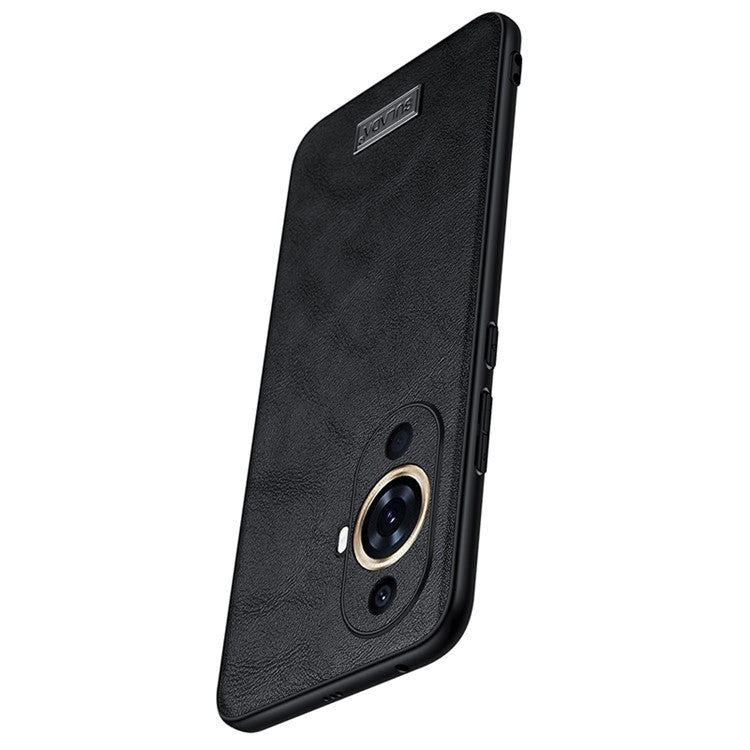 SULADA For Huawei nova 11 Pro / nova 11 Ultra PU Leather Coated TPU+PC Anti-fall Phone Case Scratch-resistant Cover - Red