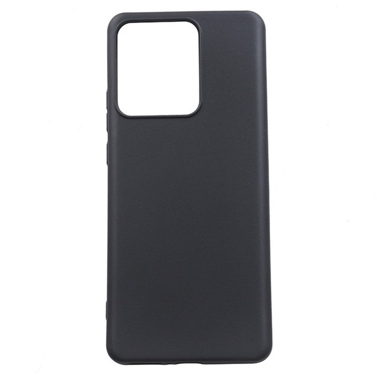 TPU Phone Case for Motorola Edge 40 5G Shockproof Slim Case Anti-Drop Cell Phone Glossy Cover - Black