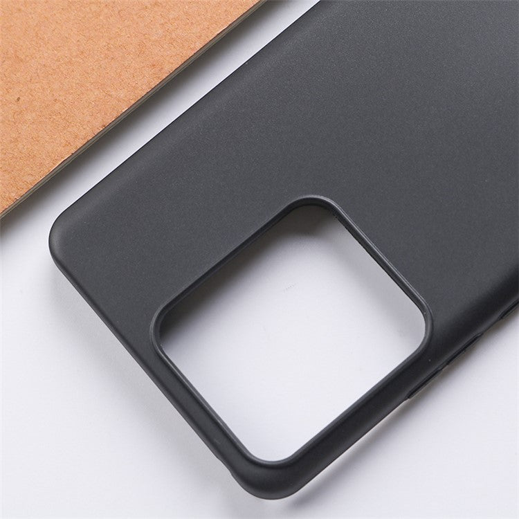 TPU Phone Case for Motorola Edge 40 5G Shockproof Slim Case Anti-Drop Cell Phone Glossy Cover - Black