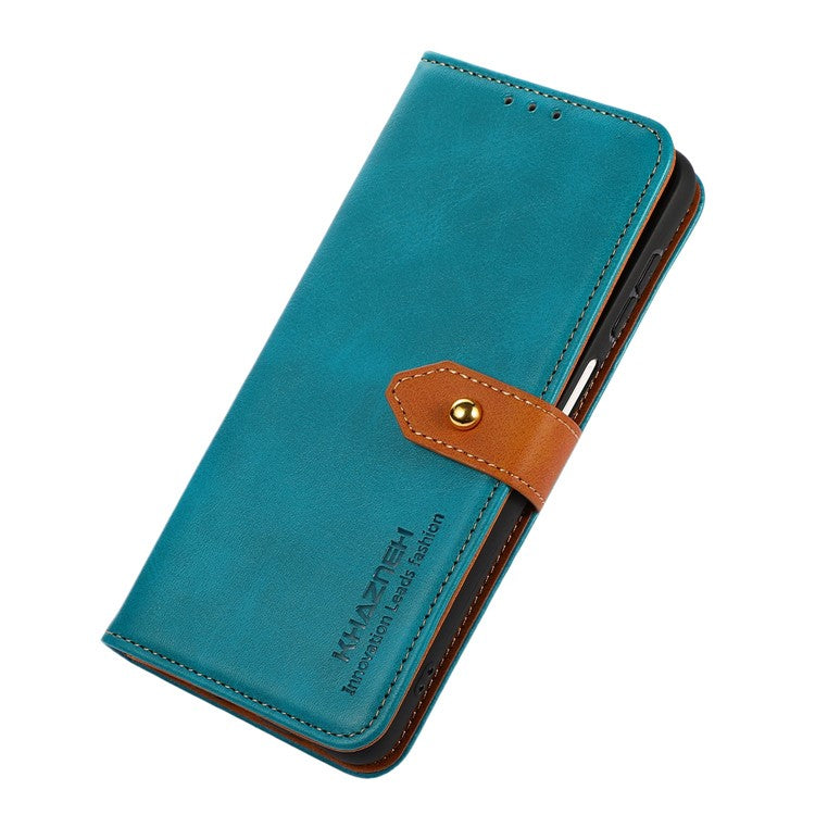 KHAZNEH For Huawei nova 11i / Enjoy 60 Pro / Maimang 20 Cowhide Texture Leather Case Wallet Stand Phone Cover - Blue