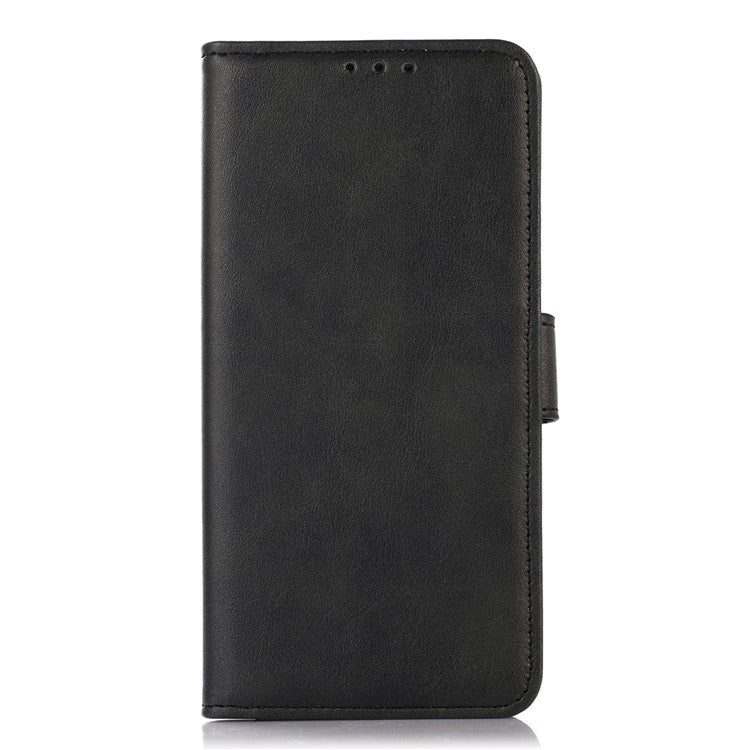 For Huawei nova 11 Pro / nova 11 Ultra Cowhide Texture Phone Wallet Case PU Leather Phone Stand Cover - Black