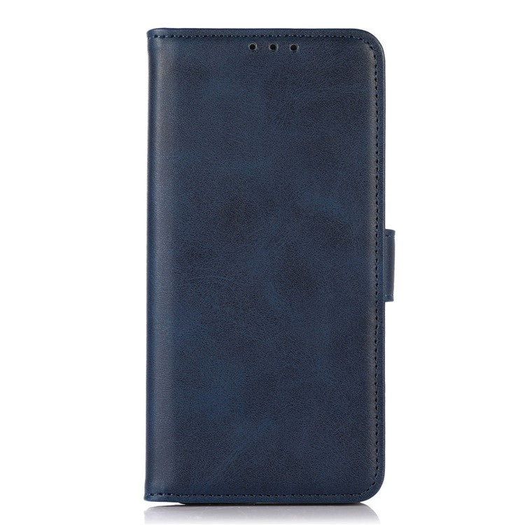 For Huawei nova 11 Pro / nova 11 Ultra Cowhide Texture Phone Wallet Case PU Leather Phone Stand Cover - Blue