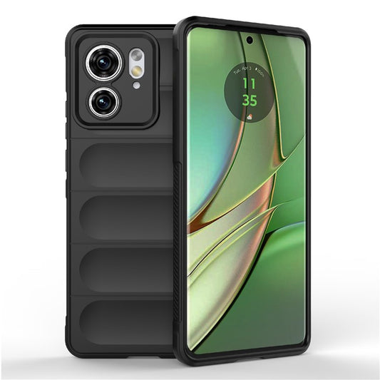 TPU Phone Case for Motorola Edge 40 5G Shockproof Rugged Phone Cover - Black