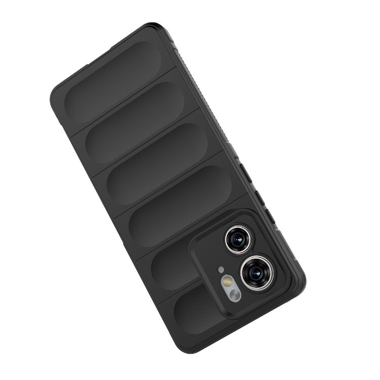 TPU Phone Case for Motorola Edge 40 5G Shockproof Rugged Phone Cover - Black
