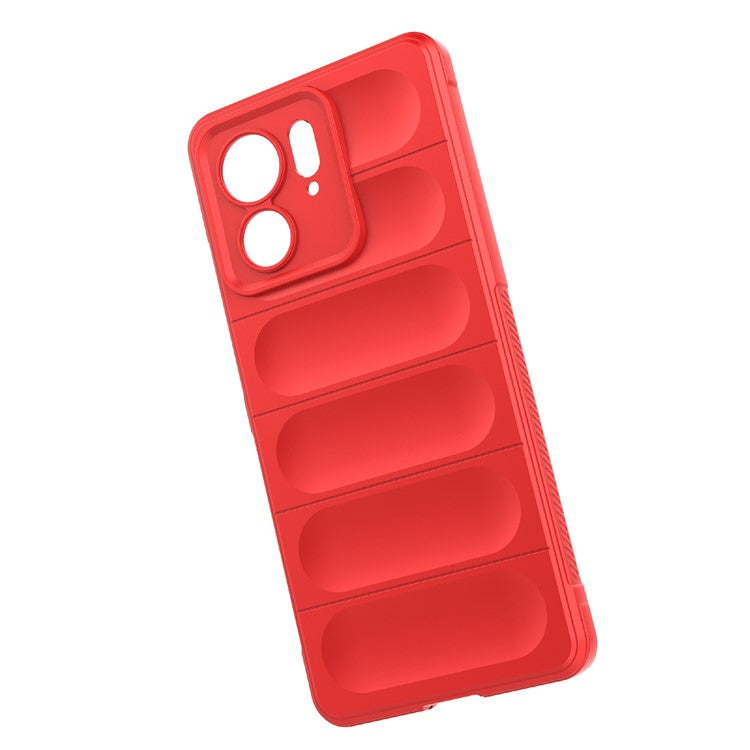 TPU Phone Case for Motorola Edge 40 5G Shockproof Rugged Phone Cover - Red