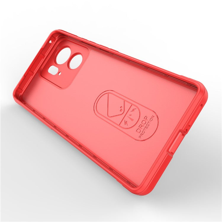 TPU Phone Case for Motorola Edge 40 5G Shockproof Rugged Phone Cover - Red