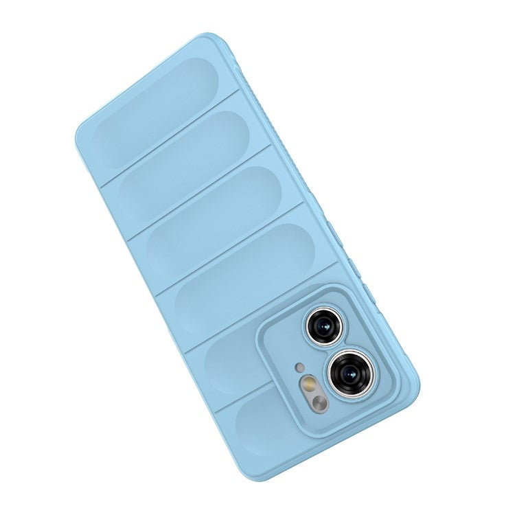 TPU Phone Case for Motorola Edge 40 5G Shockproof Rugged Phone Cover - Baby Blue