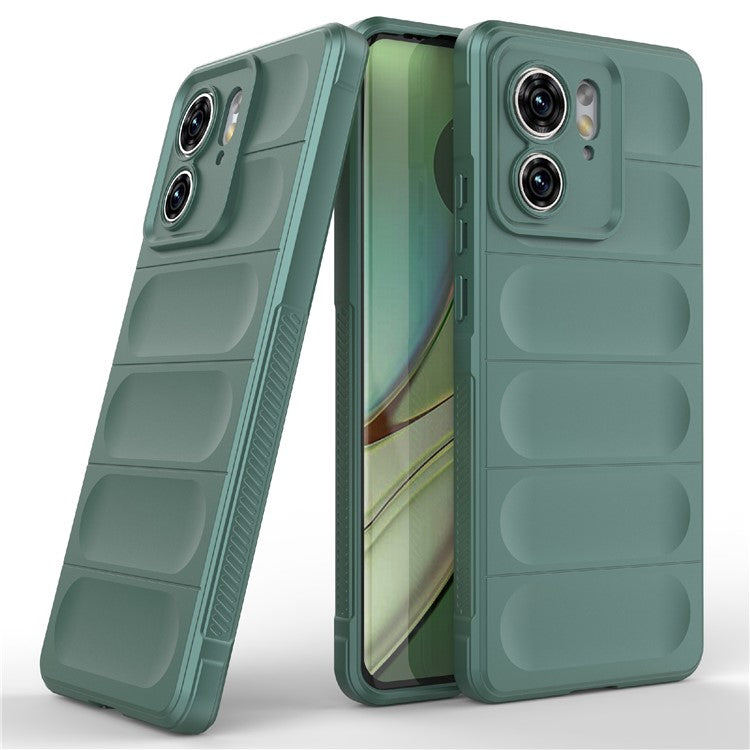 TPU Phone Case for Motorola Edge 40 5G Shockproof Rugged Phone Cover - Green