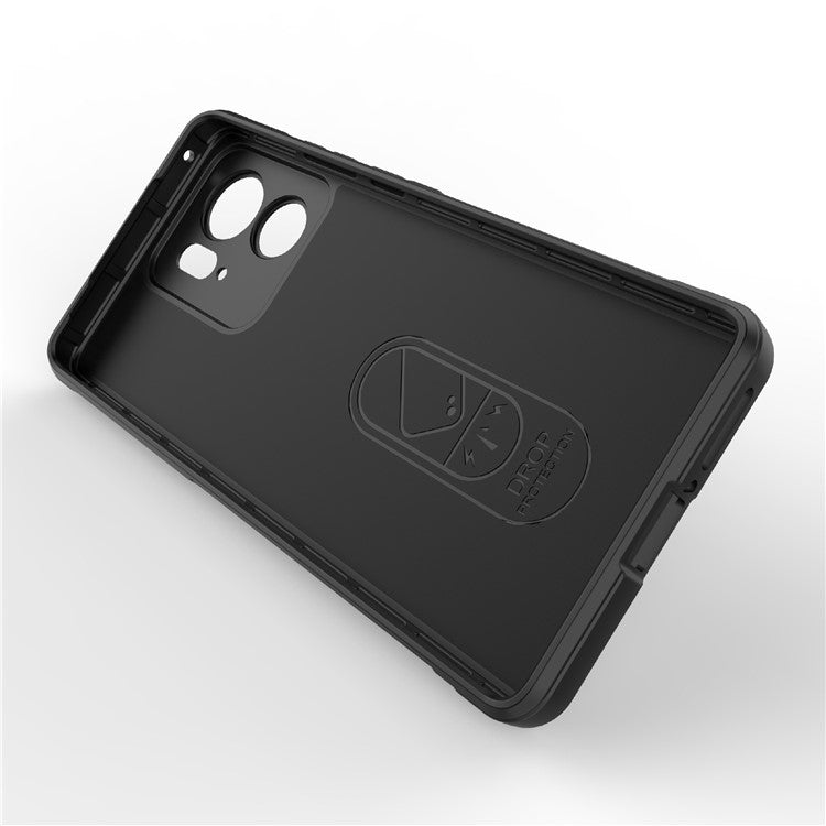 TPU Phone Case for Motorola Edge 40 5G Shockproof Rugged Phone Cover - Dark Blue