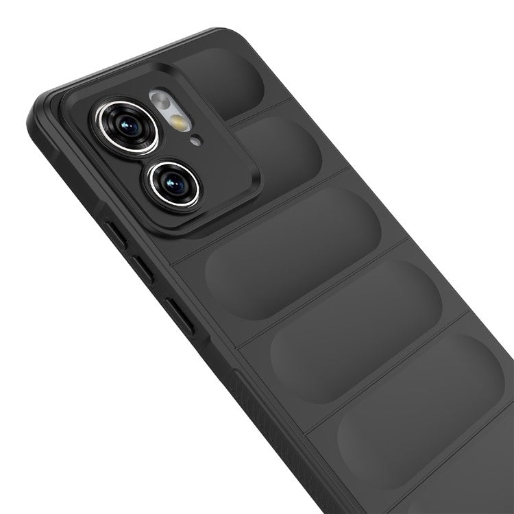 TPU Phone Case for Motorola Edge 40 5G Shockproof Rugged Phone Cover - Dark Blue
