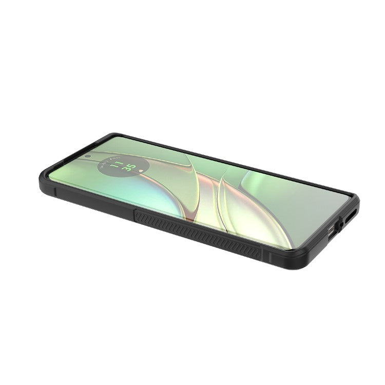 TPU Phone Case for Motorola Edge 40 5G Shockproof Rugged Phone Cover - Light Grey