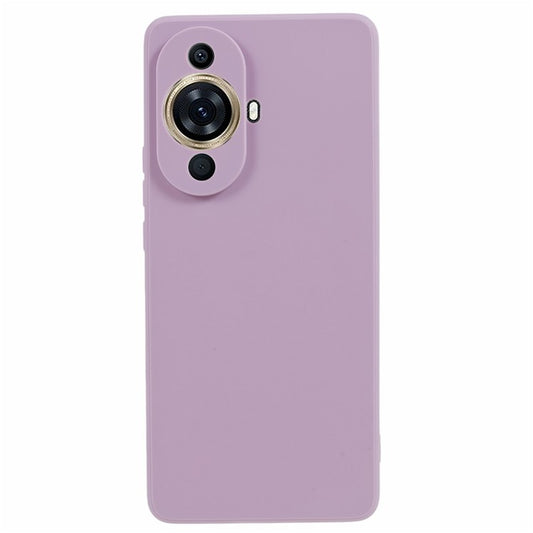 For Huawei nova 11 Pro / nova 11 Ultra Soft TPU Precise Cutout Phone Case Straight Edge Phone Cover - Purple