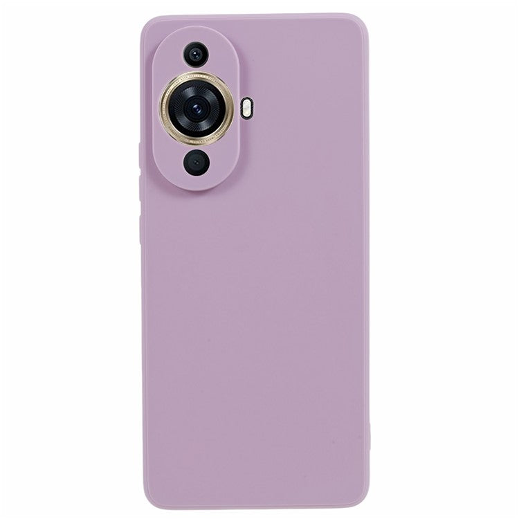 For Huawei nova 11 Pro / nova 11 Ultra Soft TPU Precise Cutout Phone Case Straight Edge Phone Cover - Purple