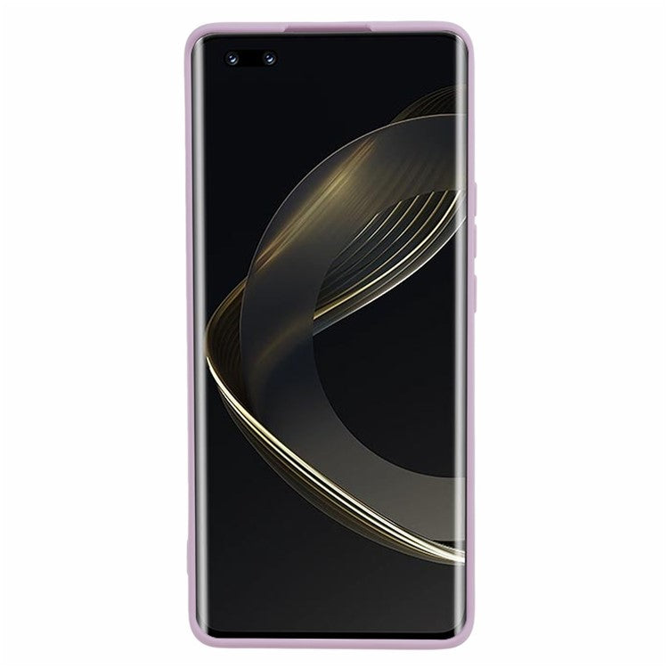 For Huawei nova 11 Pro / nova 11 Ultra Soft TPU Precise Cutout Phone Case Straight Edge Phone Cover - Purple