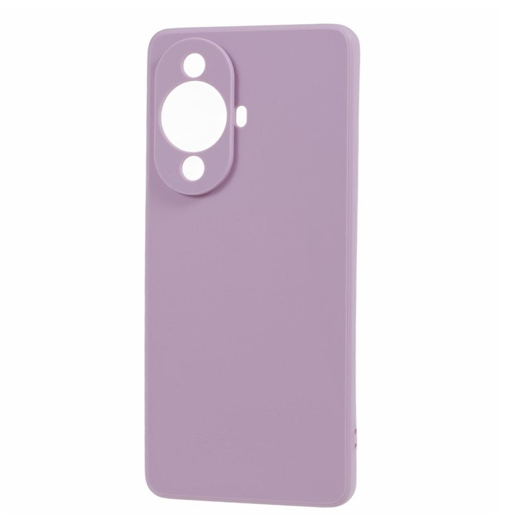 For Huawei nova 11 Pro / nova 11 Ultra Soft TPU Precise Cutout Phone Case Straight Edge Phone Cover - Purple
