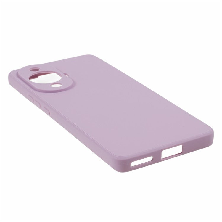 For Huawei nova 11 Pro / nova 11 Ultra Soft TPU Precise Cutout Phone Case Straight Edge Phone Cover - Purple