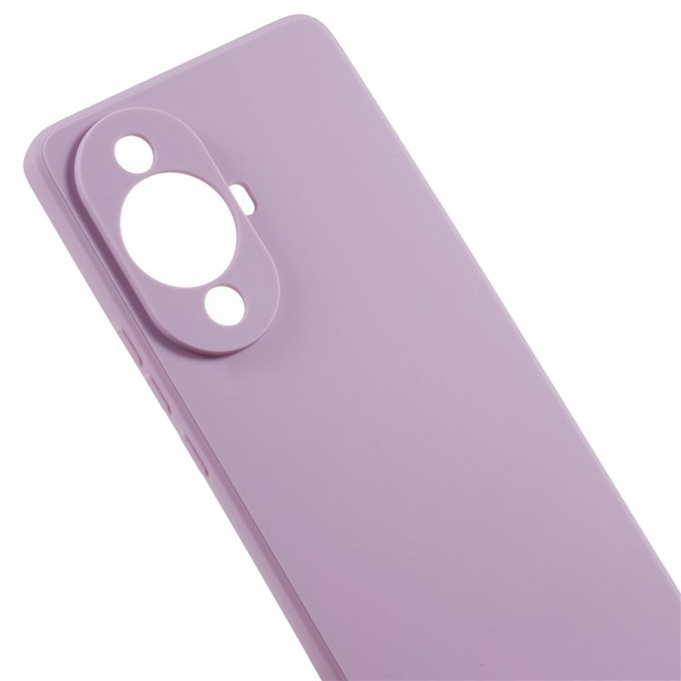 For Huawei nova 11 Pro / nova 11 Ultra Soft TPU Precise Cutout Phone Case Straight Edge Phone Cover - Purple