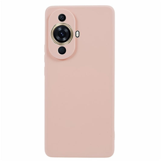 For Huawei nova 11 Pro / nova 11 Ultra Soft TPU Precise Cutout Phone Case Straight Edge Phone Cover - Pink