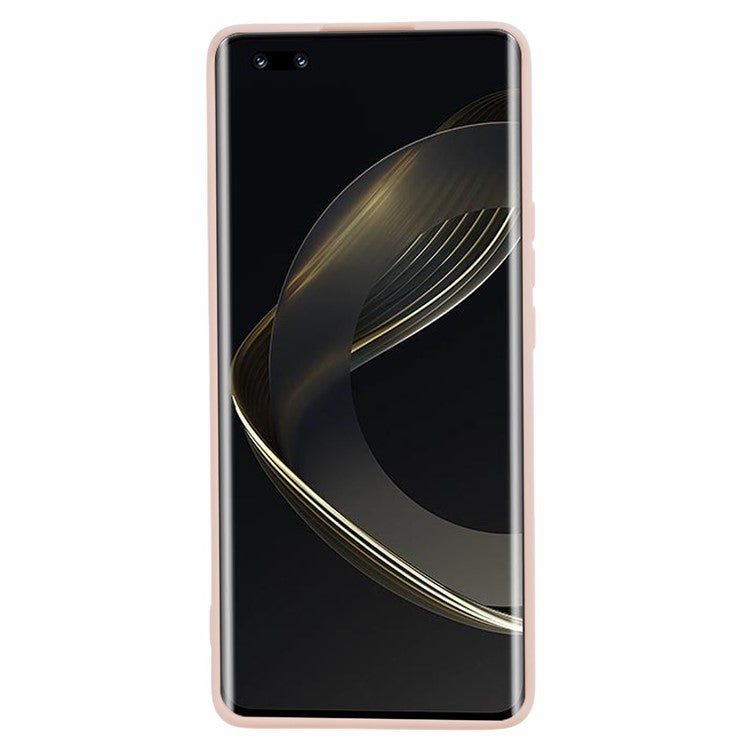 For Huawei nova 11 Pro / nova 11 Ultra Soft TPU Precise Cutout Phone Case Straight Edge Phone Cover - Pink