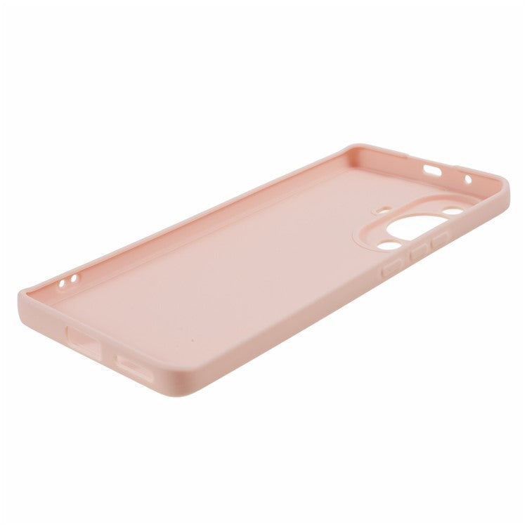 For Huawei nova 11 Pro / nova 11 Ultra Soft TPU Precise Cutout Phone Case Straight Edge Phone Cover - Pink