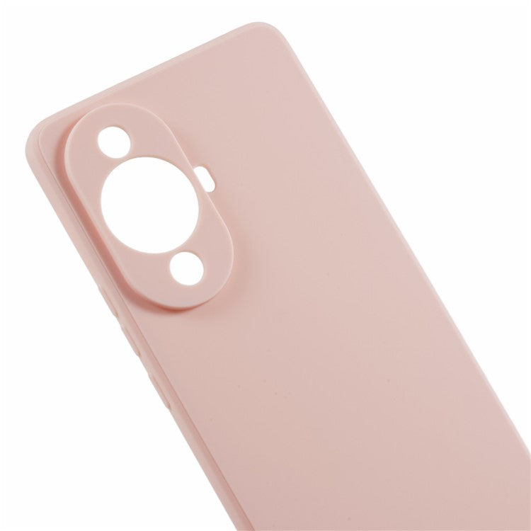 For Huawei nova 11 Pro / nova 11 Ultra Soft TPU Precise Cutout Phone Case Straight Edge Phone Cover - Pink