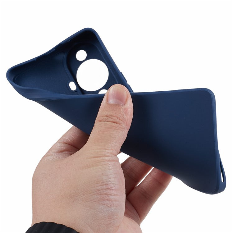 For Huawei nova 11 Pro / nova 11 Ultra Soft TPU Precise Cutout Phone Case Straight Edge Phone Cover - Sapphire