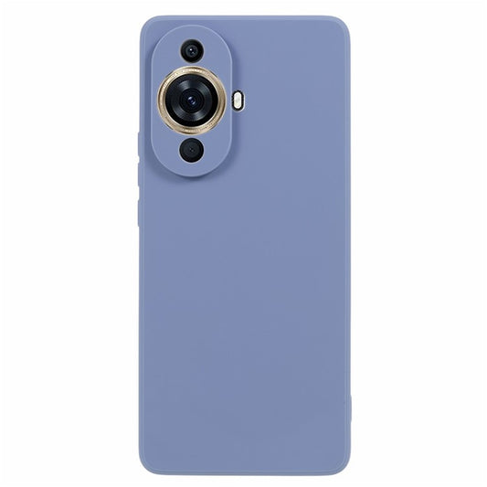 For Huawei nova 11 Pro / nova 11 Ultra Soft TPU Precise Cutout Phone Case Straight Edge Phone Cover - Lavender Grey