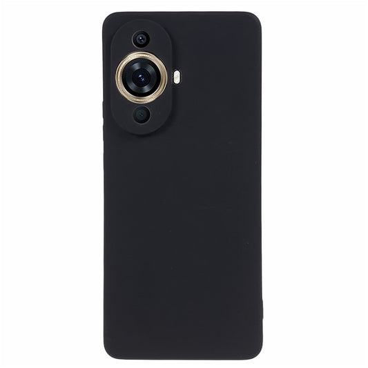 For Huawei nova 11 Pro / nova 11 Ultra Soft TPU Precise Cutout Phone Case Straight Edge Phone Cover - Black