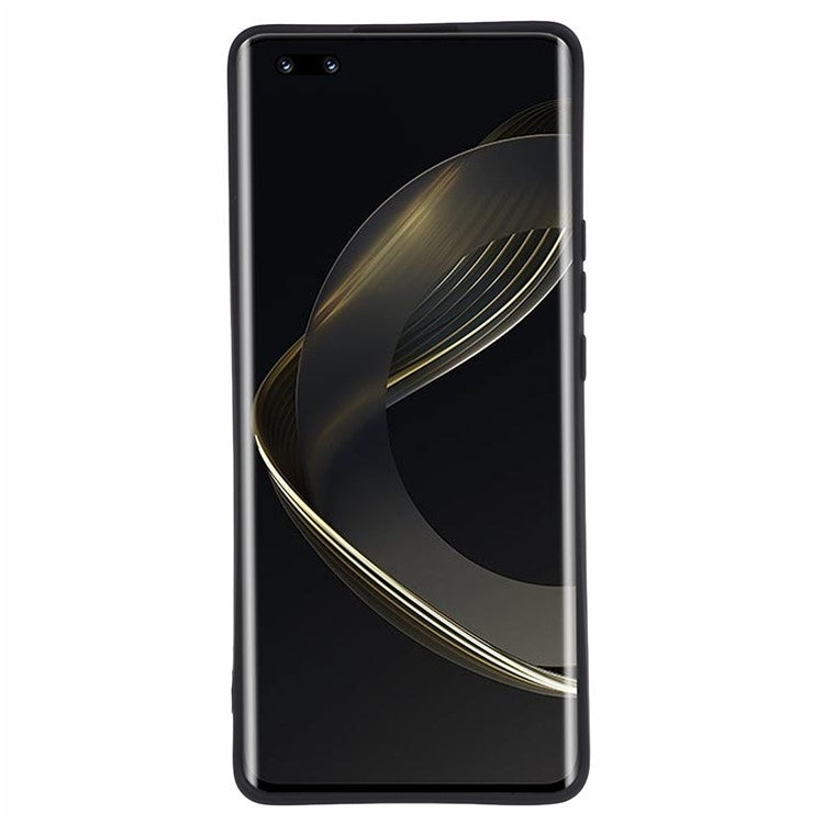 For Huawei nova 11 Pro / nova 11 Ultra Soft TPU Precise Cutout Phone Case Straight Edge Phone Cover - Black