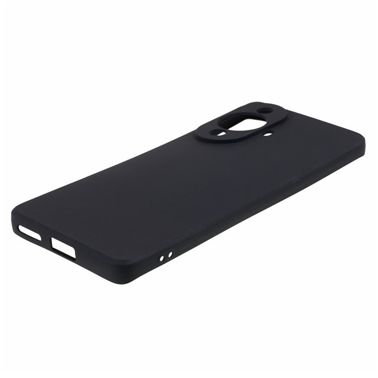 For Huawei nova 11 Pro / nova 11 Ultra Soft TPU Precise Cutout Phone Case Straight Edge Phone Cover - Black