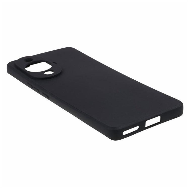 For Huawei nova 11 Pro / nova 11 Ultra Soft TPU Precise Cutout Phone Case Straight Edge Phone Cover - Black