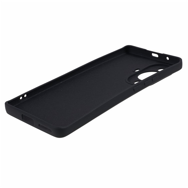 For Huawei nova 11 Pro / nova 11 Ultra Soft TPU Precise Cutout Phone Case Straight Edge Phone Cover - Black