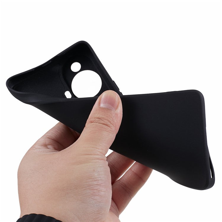For Huawei nova 11 Pro / nova 11 Ultra Soft TPU Precise Cutout Phone Case Straight Edge Phone Cover - Black