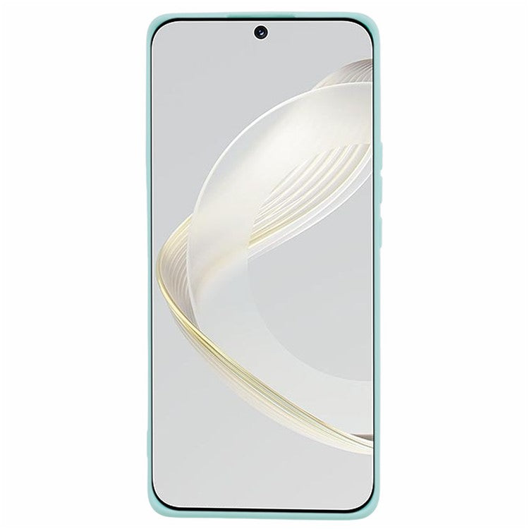 Straight Edge Phone Case for Huawei nova 11 / nova 12s 4G / nova 12 Lite 4G , Precise Cutout Anti-scratch TPU Cover - Light Green