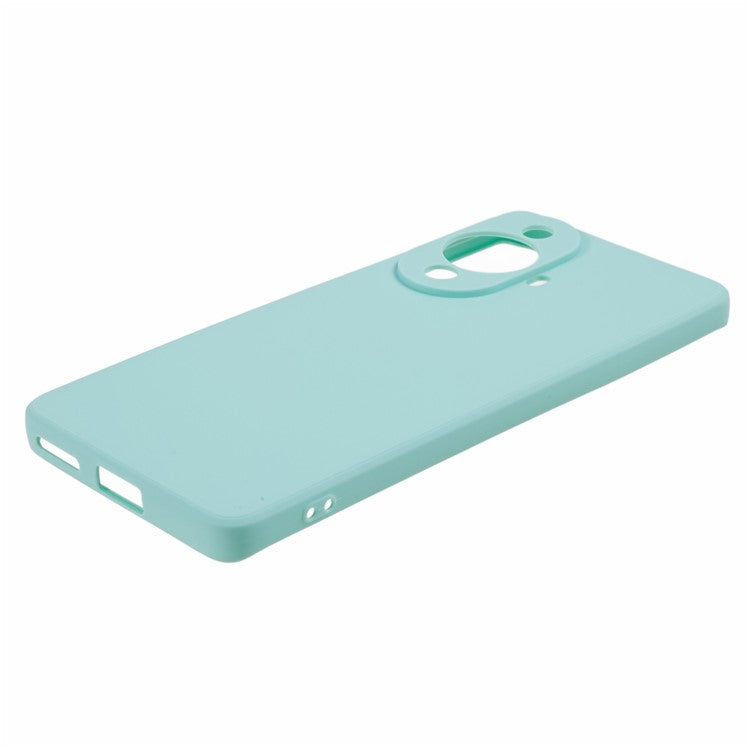 Straight Edge Phone Case for Huawei nova 11 / nova 12s 4G / nova 12 Lite 4G , Precise Cutout Anti-scratch TPU Cover - Light Green