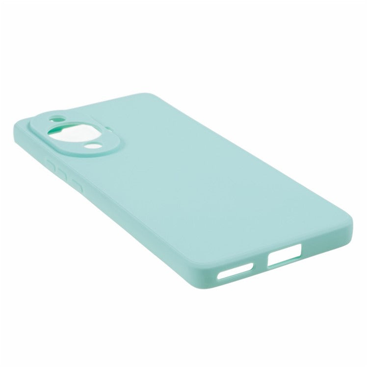 Straight Edge Phone Case for Huawei nova 11 / nova 12s 4G / nova 12 Lite 4G , Precise Cutout Anti-scratch TPU Cover - Light Green