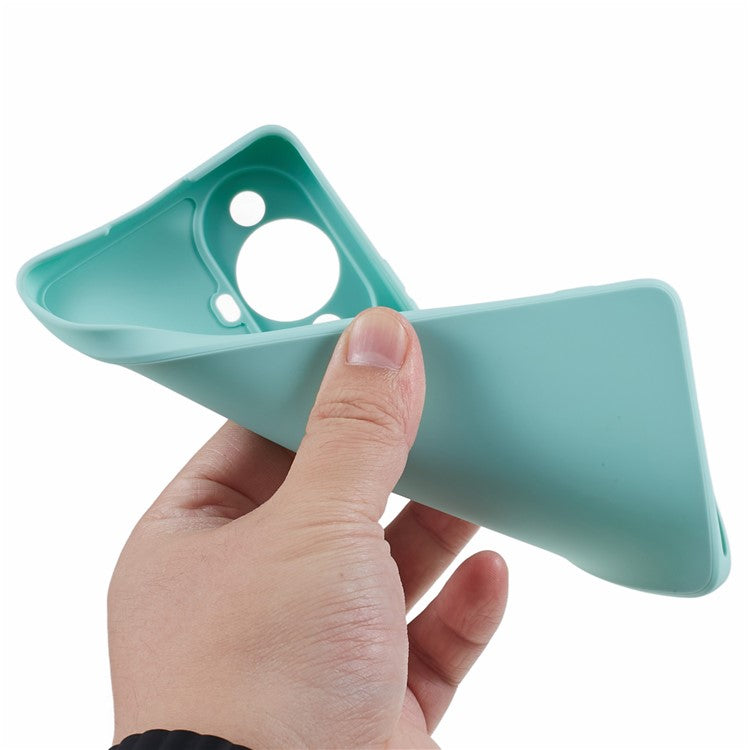 Straight Edge Phone Case for Huawei nova 11 / nova 12s 4G / nova 12 Lite 4G , Precise Cutout Anti-scratch TPU Cover - Light Green