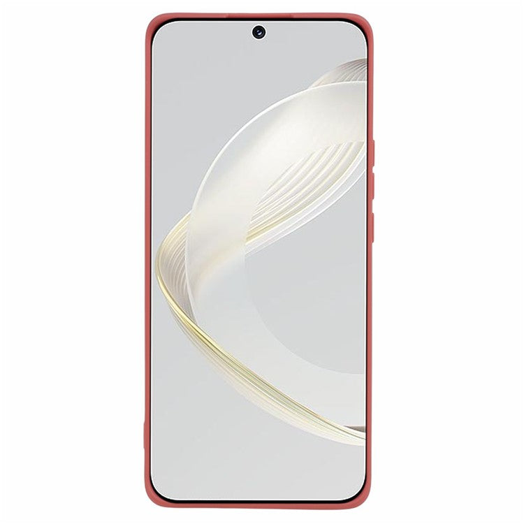 Straight Edge Phone Case for Huawei nova 11 / nova 12s 4G / nova 12 Lite 4G , Precise Cutout Anti-scratch TPU Cover - Red