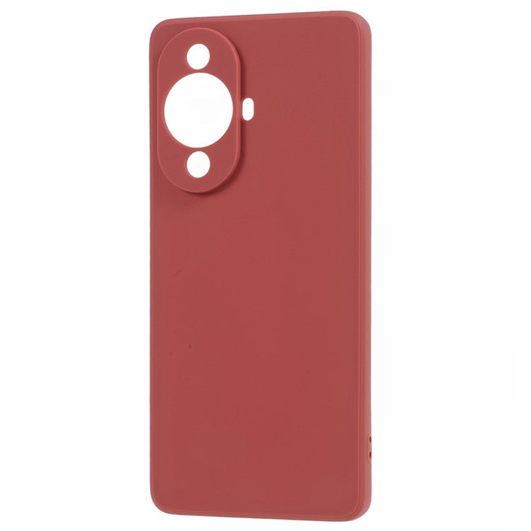 Straight Edge Phone Case for Huawei nova 11 / nova 12s 4G / nova 12 Lite 4G , Precise Cutout Anti-scratch TPU Cover - Red