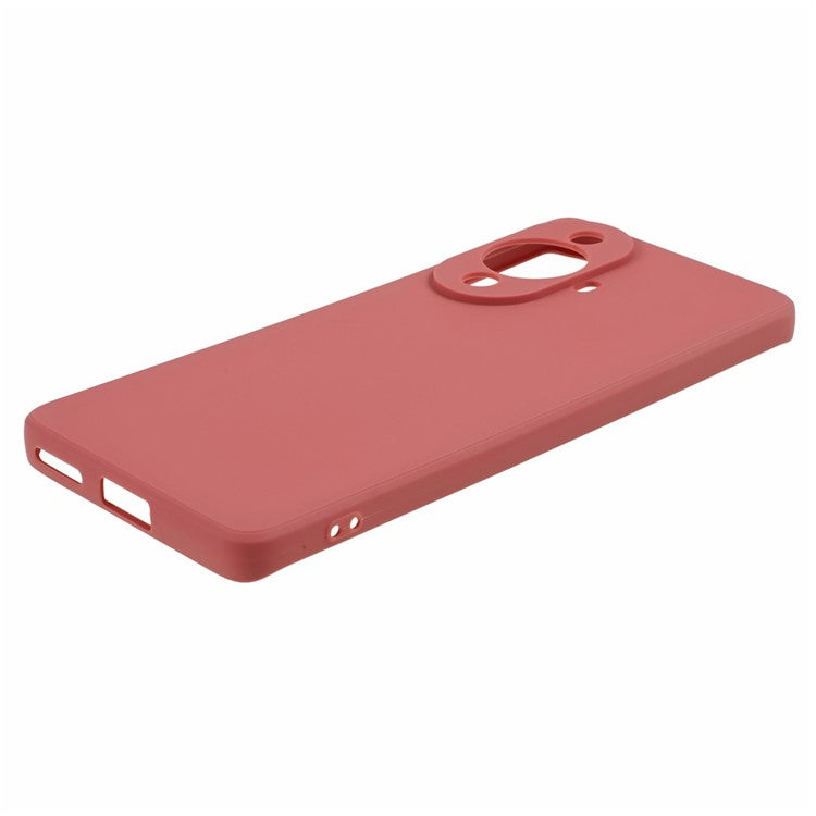 Straight Edge Phone Case for Huawei nova 11 / nova 12s 4G / nova 12 Lite 4G , Precise Cutout Anti-scratch TPU Cover - Red