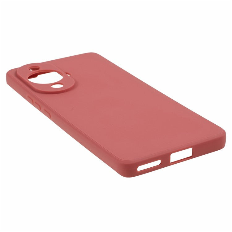 Straight Edge Phone Case for Huawei nova 11 / nova 12s 4G / nova 12 Lite 4G , Precise Cutout Anti-scratch TPU Cover - Red