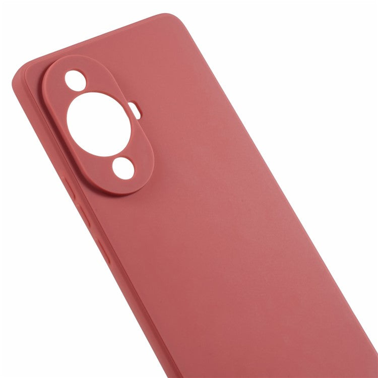 Straight Edge Phone Case for Huawei nova 11 / nova 12s 4G / nova 12 Lite 4G , Precise Cutout Anti-scratch TPU Cover - Red