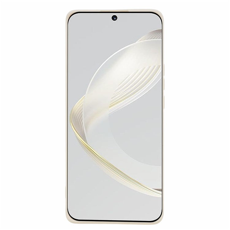 Straight Edge Phone Case for Huawei nova 11 / nova 12s 4G / nova 12 Lite 4G , Precise Cutout Anti-scratch TPU Cover - White