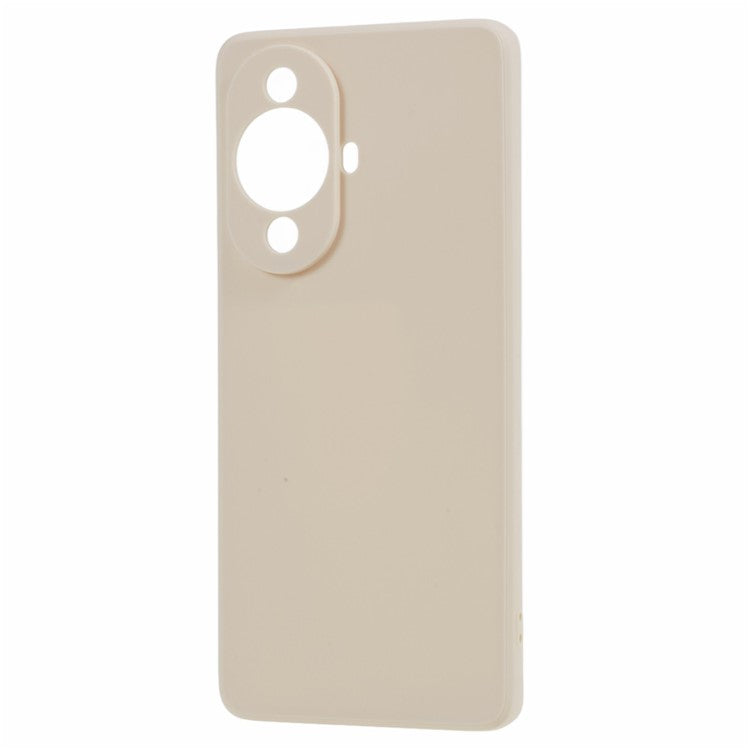 Straight Edge Phone Case for Huawei nova 11 / nova 12s 4G / nova 12 Lite 4G , Precise Cutout Anti-scratch TPU Cover - White