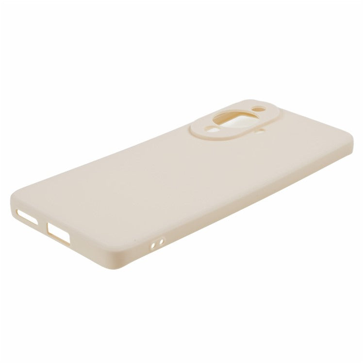 Straight Edge Phone Case for Huawei nova 11 / nova 12s 4G / nova 12 Lite 4G , Precise Cutout Anti-scratch TPU Cover - White